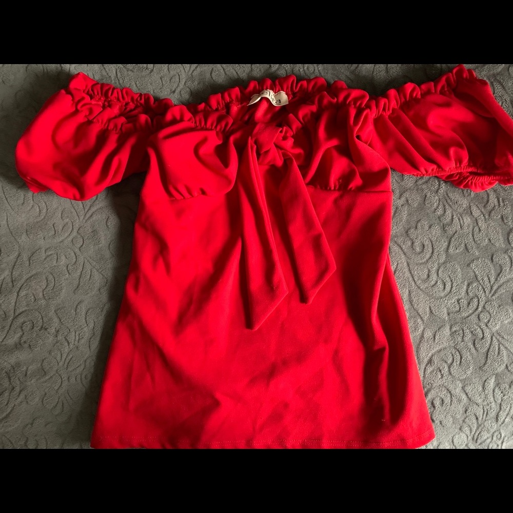 Off the shoulder pinup top